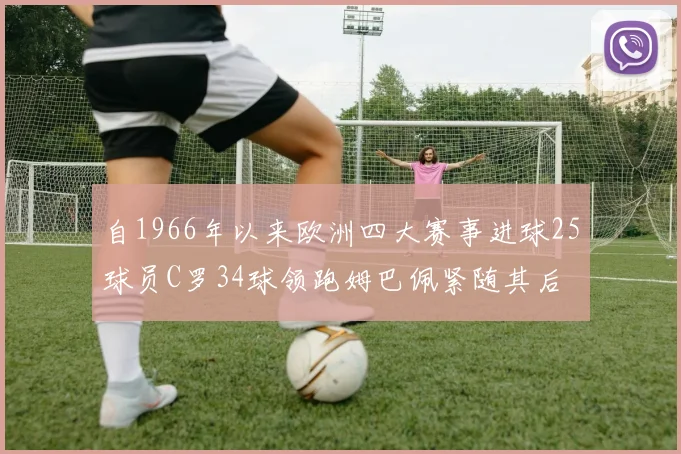 自1966年以来欧洲四大赛事进球25球员C罗34球领跑姆巴佩紧随其后